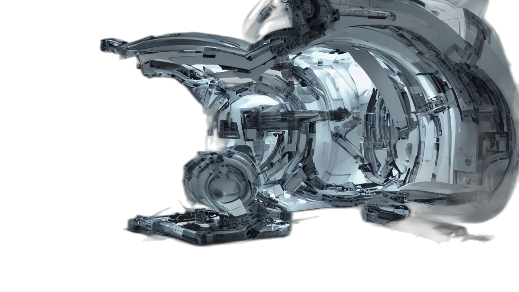 robot, weapon, car, dragon, 3d render, concept art, photorealistic, cyberpunk transparent PNG cut-out