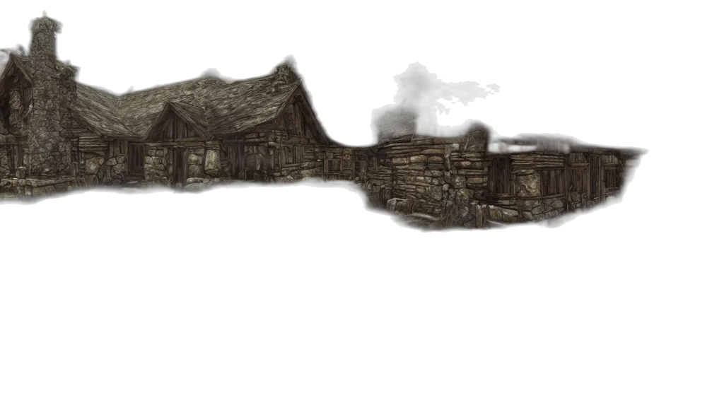 building, weapon, dragon, sword, concept art, 3d render, fantasy art, photorealistic transparent PNG cut-out