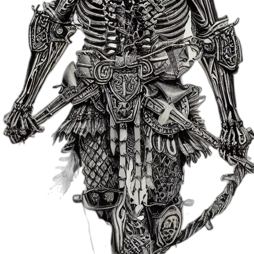 robot, sword, weapon, jewelry, concept art, fantasy art, comic book art, cyberpunk transparent PNG cut-out