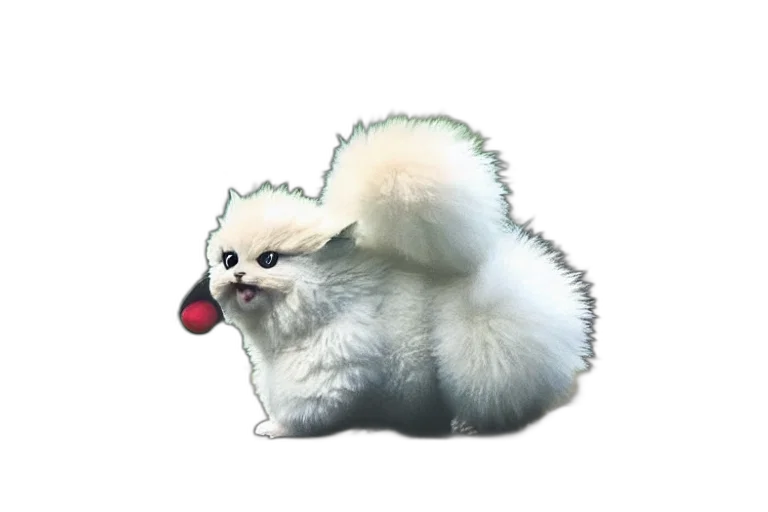 animal, creature, staff, hair, pixel art, concept art, watercolor, 3d render transparent PNG cut-out