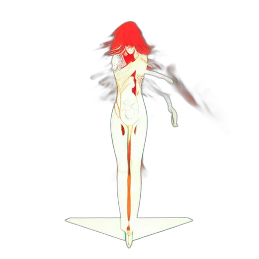 sword, creature, staff, dress transparent PNG cut-out