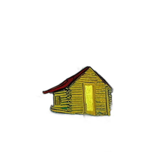 building, furniture, hat, food, 3d render, pixel art, concept art, photorealistic transparent PNG cut-out