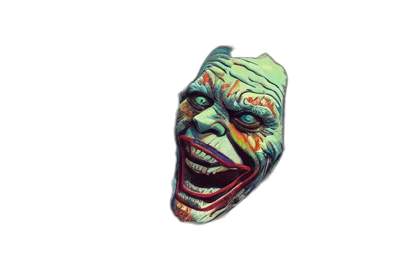 face, mask, creature, concept art transparent PNG cut-out