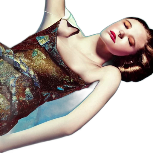 dress, photorealistic, 3d render, outer space transparent PNG cut-out