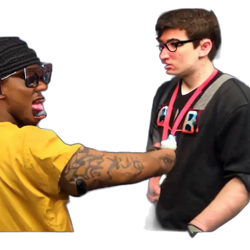 fire, stereotypical, nerd, rap transparent PNG cut-out