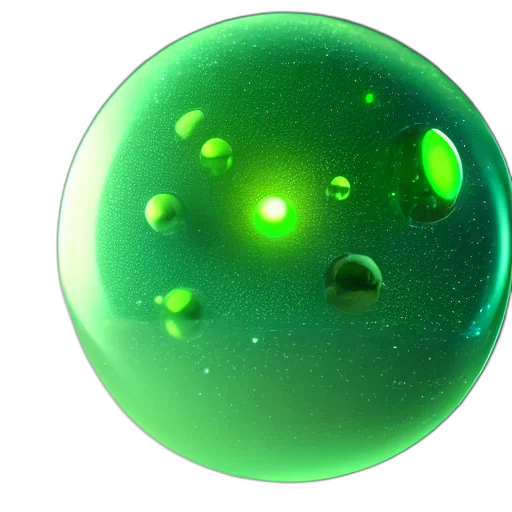 jewelry, 3d render, concept art, photorealistic, outer space, green, digital, art transparent PNG cut-out