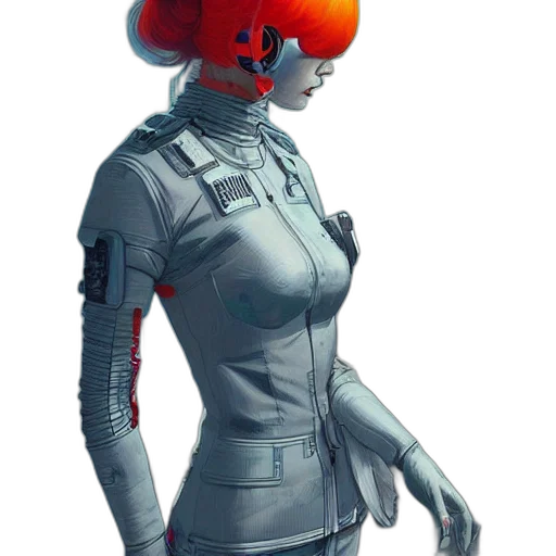 robot, jacket, mask, staff, concept art, cyberpunk, 3d render, pixel art transparent PNG cut-out