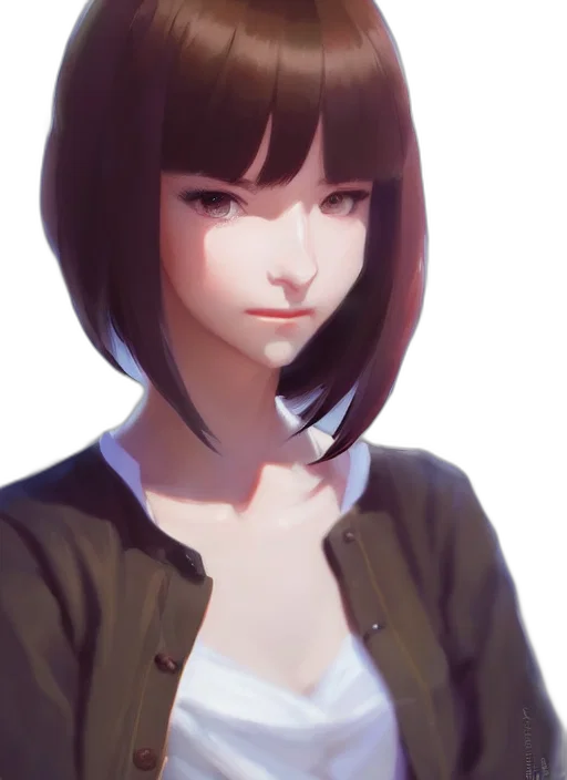face, jacket, robot, creature, anime, concept art, photorealistic, 3d render transparent PNG cut-out