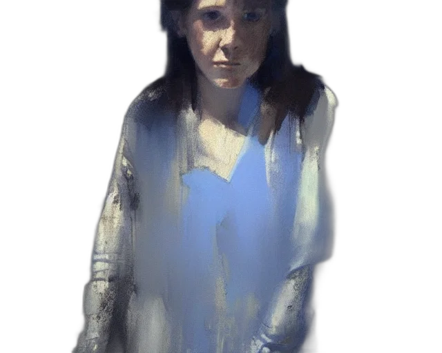 face, dress, staff, creature transparent PNG cut-out