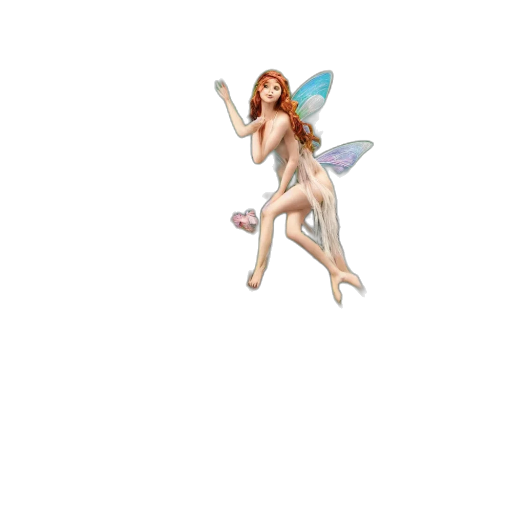 pixel art, concept art, fantasy art, 3d render, fairy, jungle, magical, environment transparent PNG cut-out