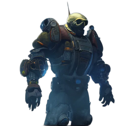 robot, weapon, mask, staff transparent PNG cut-out