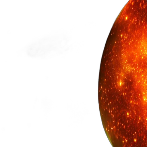 dress, hair, 3d render, photorealistic, concept art, outer space, fire, wide transparent PNG cut-out