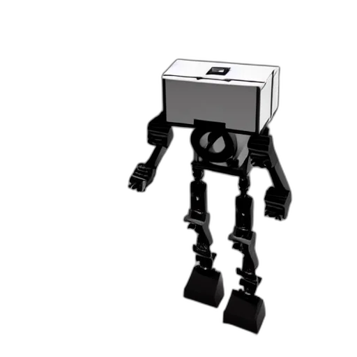 robot, furniture, staff, weapon, 3d render, concept art, pixel art, realistic transparent PNG cut-out