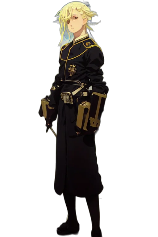 staff, jacket, crown, concept art transparent PNG cut-out