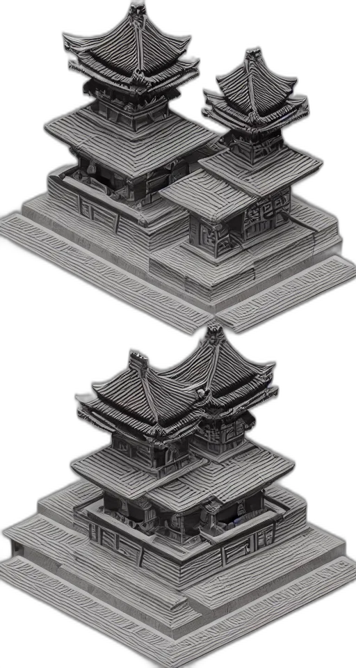building, crown, 3d render, concept art transparent PNG cut-out