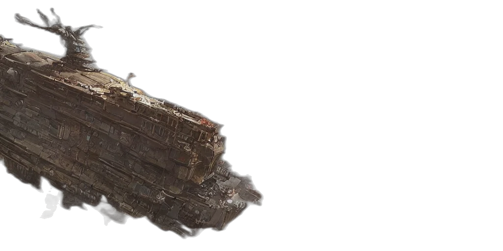 weapon, car, crown, sword, 3d render, concept art, photorealistic, outer space transparent PNG cut-out