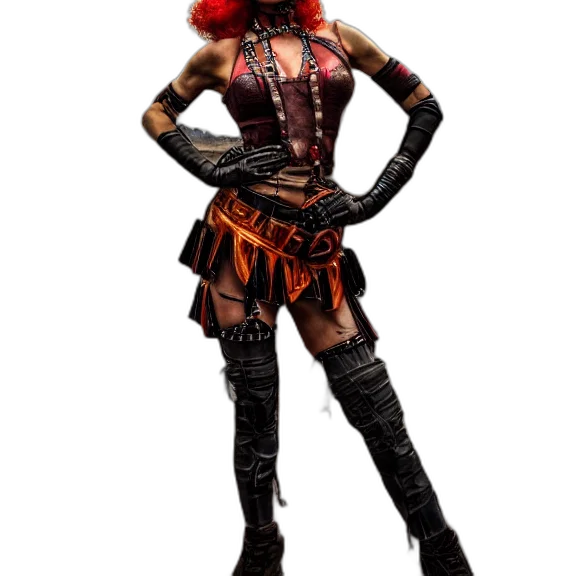 staff, dress, concept art, 3d render transparent PNG cut-out