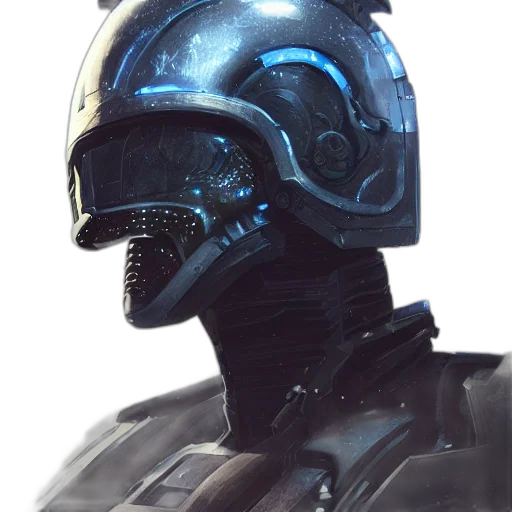 robot, mask, face, staff transparent PNG cut-out