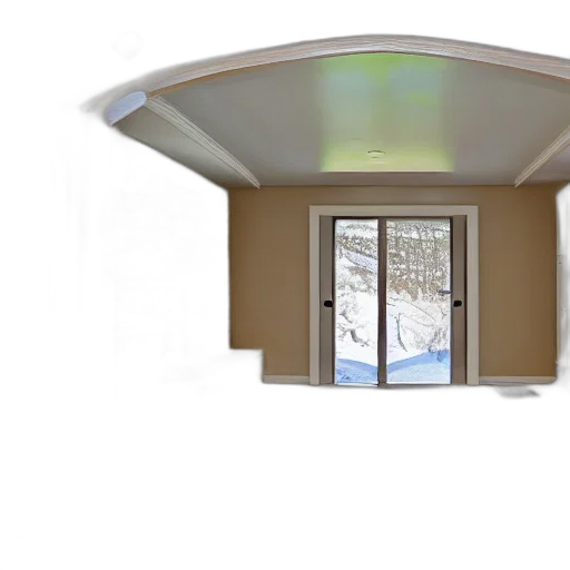3d render, intersection, between, backrooms transparent PNG cut-out