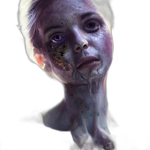 face, mask, creature, robot, concept art, photorealistic, fantasy art, comic book art transparent PNG cut-out