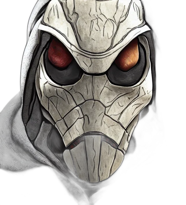 mask, face, dragon, concept art transparent PNG cut-out