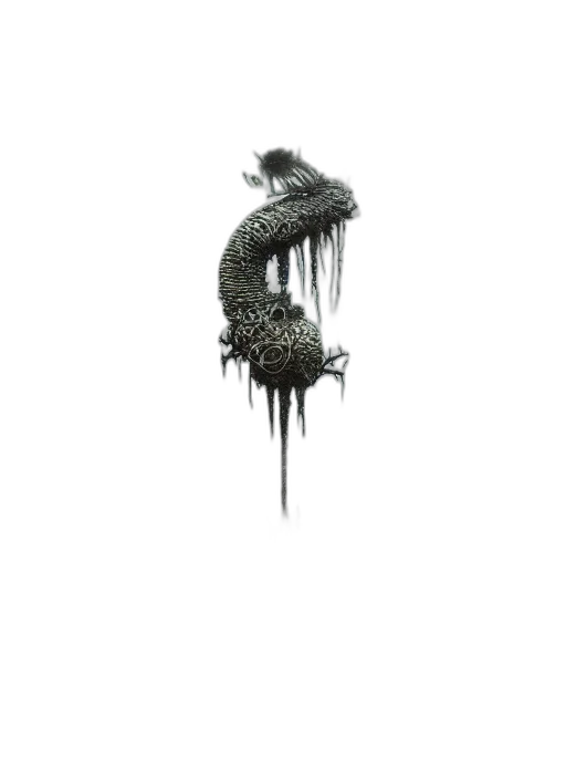 dragon, creature, hair, tree transparent PNG cut-out