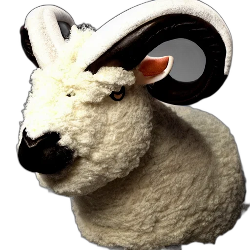 animal, hat, mask, staff, 3d render, photorealistic, concept art, pixel art transparent PNG cut-out