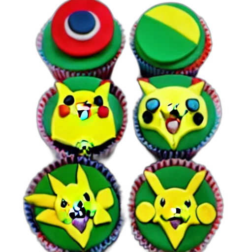 3d render, pixel art, pokemon, themed transparent PNG cut-out