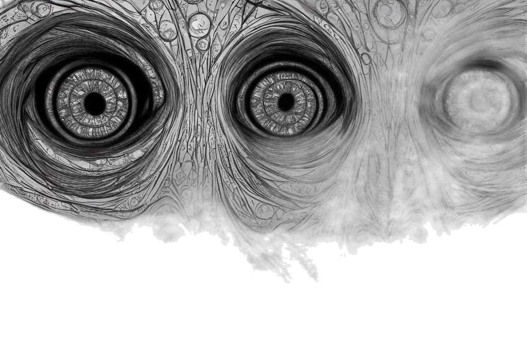 mask, face, hair, creature transparent PNG cut-out