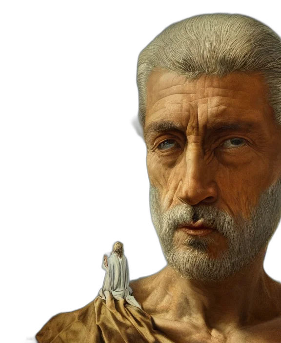 face, photorealistic, 3d render, concept art transparent PNG cut-out