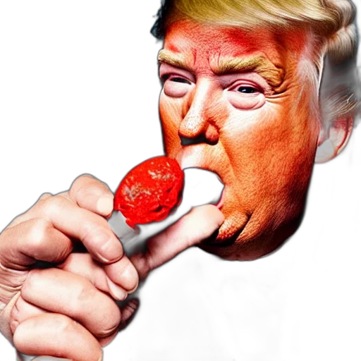 food, weapon, mask, staff, photorealistic, 3d render, vaporwave, concept art transparent PNG cut-out