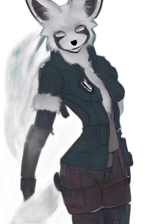 staff, mask, jacket, creature, concept art, fantasy art, comic book art, pixel art transparent PNG cut-out