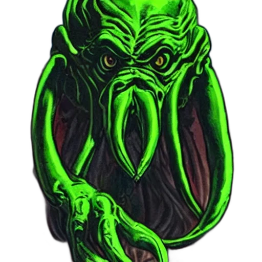 creature, mask, staff, face transparent PNG cut-out