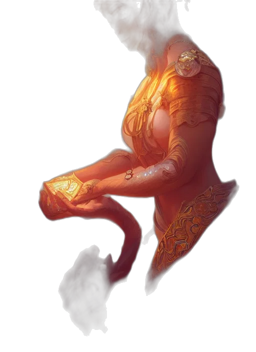 dragon, creature, staff, mask transparent PNG cut-out