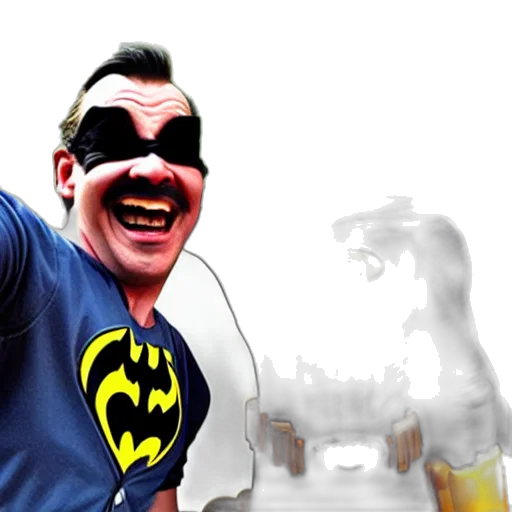 mask, animal, creature, concept art, 3d render, cartoon, comic book art, batman transparent PNG cut-out