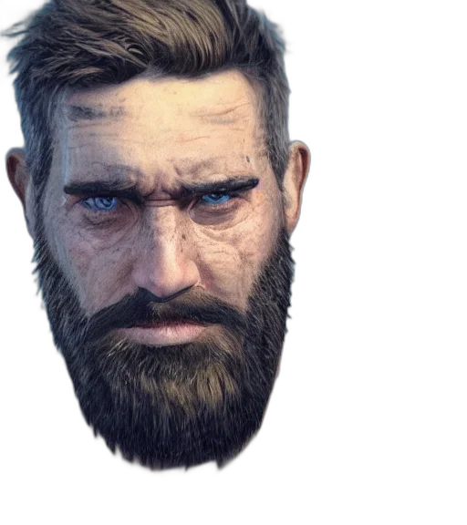 face, mask, hair, animal transparent PNG cut-out
