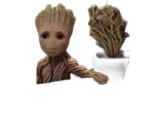 creature, hair, mask, tree transparent PNG cut-out