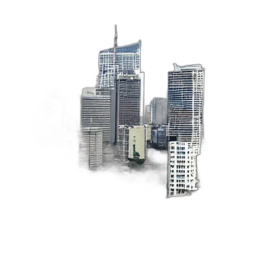 building, 3d render, photorealistic, concept art transparent PNG cut-out