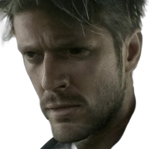 hair, face, jacket, creature transparent PNG cut-out
