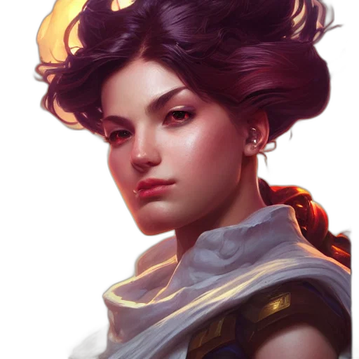 face, crown, staff, dragon, fantasy art, concept art, photorealistic, oil painting transparent PNG cut-out