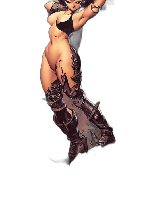 dress, weapon, dragon, staff transparent PNG cut-out