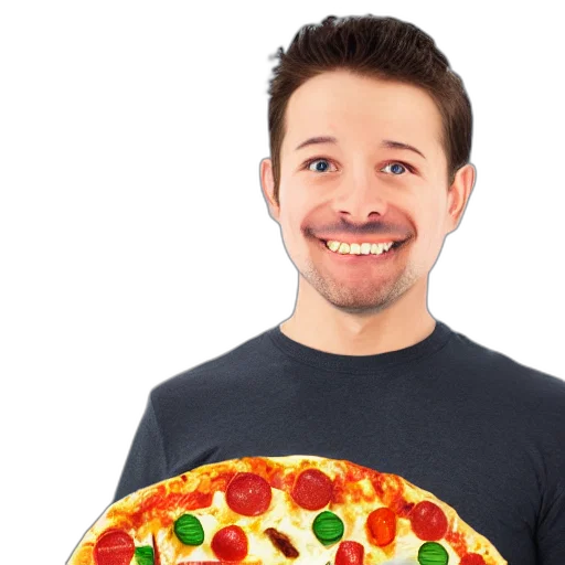 food, face, animal, creature, 3d render, photorealistic, pixel art, cartoon transparent PNG cut-out