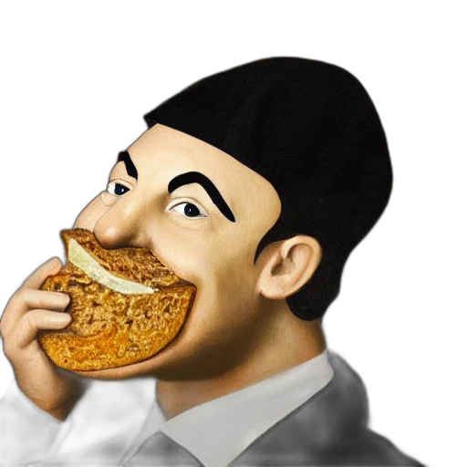 food, face, mask, hat, photorealistic, pixel art, cartoon, concept art transparent PNG cut-out