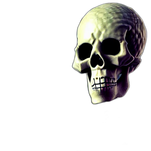 mask, face, hat, creature, 3d render, vaporwave, photorealistic, pixel art transparent PNG cut-out