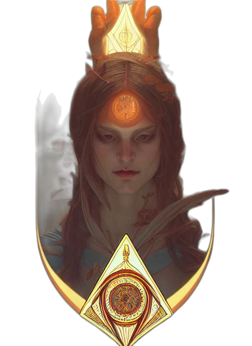 crown, face, staff, sword, fantasy art, concept art, pixel art, photorealistic transparent PNG cut-out