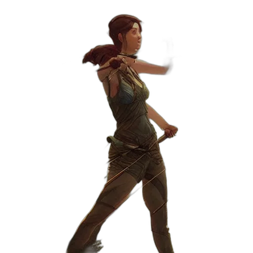 staff, dress, weapon, creature transparent PNG cut-out