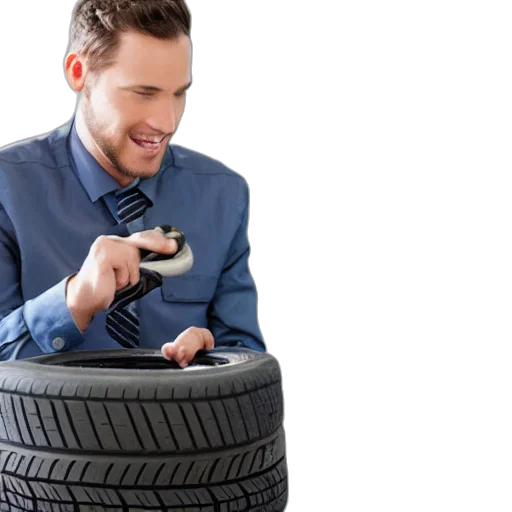 car, tire, working, boring transparent PNG cut-out