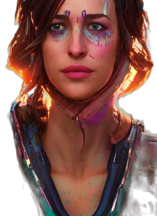 face, mask, robot, jacket transparent PNG cut-out