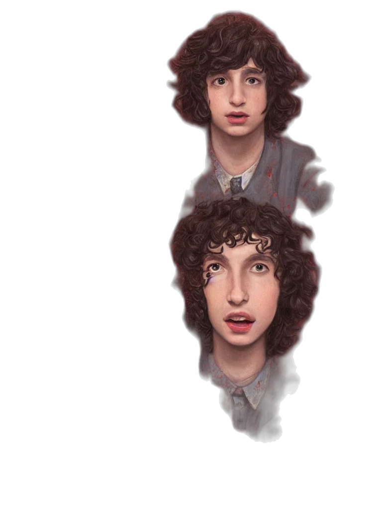 hair, face, creature, hat, concept art, photorealistic, cartoon, watercolor transparent PNG cut-out