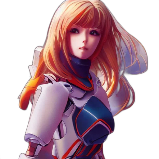 robot, face, jacket, staff transparent PNG cut-out
